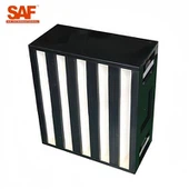 Cleanroom V tips Augstas efektivitātes gaisa filtrs